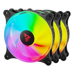 3er-Set ARGB SAVIO BLAST LÜFTERSET 3 x 120 mm 3-polig 5 V 4-polig 12 V