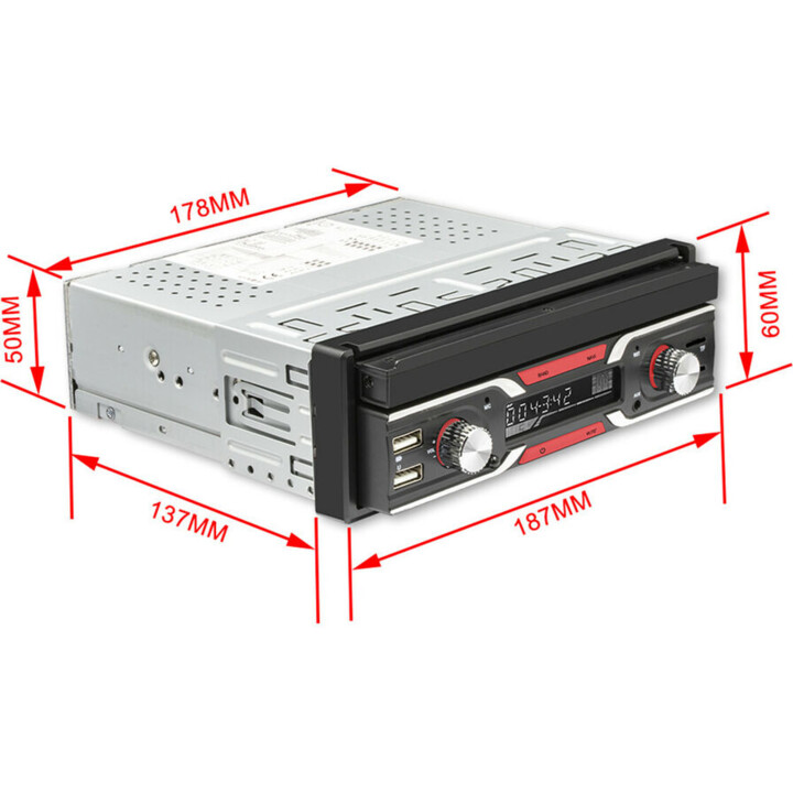 OEM SWM 9603S Retractable Screen Bluetooth USB Black