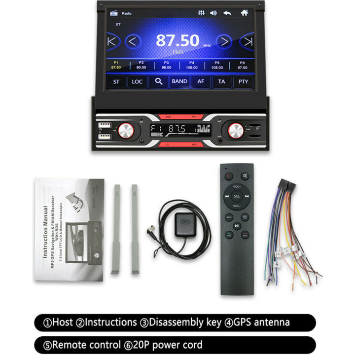 Écran rétractable OEM SWM 9603S Bluetooth USB noir