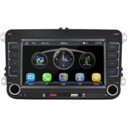 F9070C Bluetooth Carplay USB Autoradio 2 DIN Schwarz