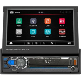 SWM 9901C-S Bluetooth Mirror Link Carplay Autoradio USB 1 DIN Nero
