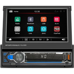 SWM 9901C-S Bluetooth Mirror Link Carplay USB Autorradio 1 DIN Negro