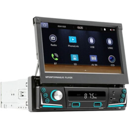 SWM 9606C-S Bluetooth MirrorLink Carplay USB Autoradio 1 DIN Schwarz
