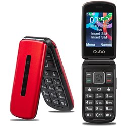 Qubo P210NW 32MB/32MB Rouge - Téléphone portable