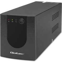 Qoltec 53777 Alimentation sans coupure Line Interactive | Monolithe | 2000VA | 1200W