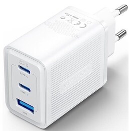 Caricatore da muro Gan Vention FERW0-EU/ 2xUSB Type-C/ 1xUSB/ 65W