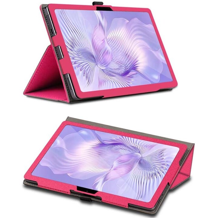Funda Inteligente de PU Blackview MEGA 1 con Soporte Rosa