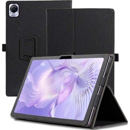 Capa Inteligente de PU Blackview MEGA 1 com Suporte Preto
