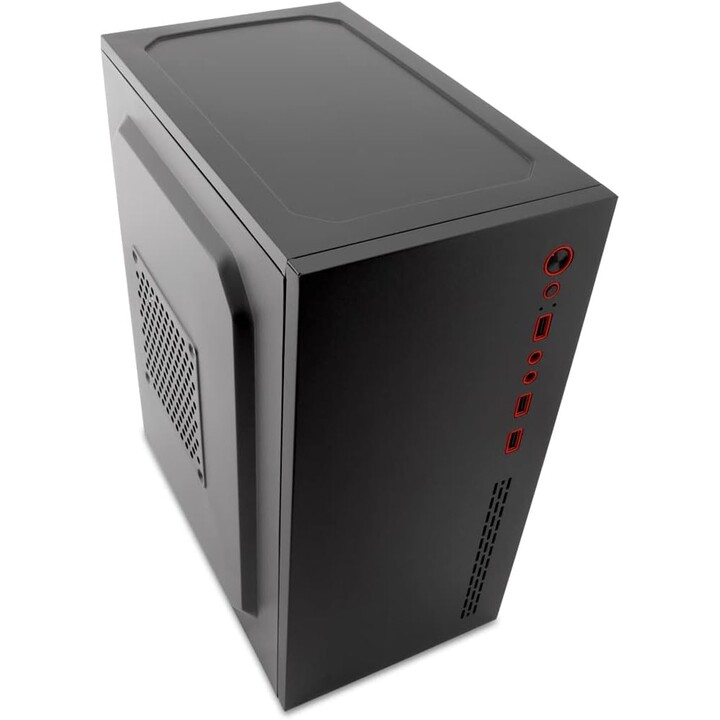 Mini-Tower/Micro-ATX-Gehäuse Kühlbox MPC-45 500 W USB 3.0 schwarz (PC-Gehäuse)