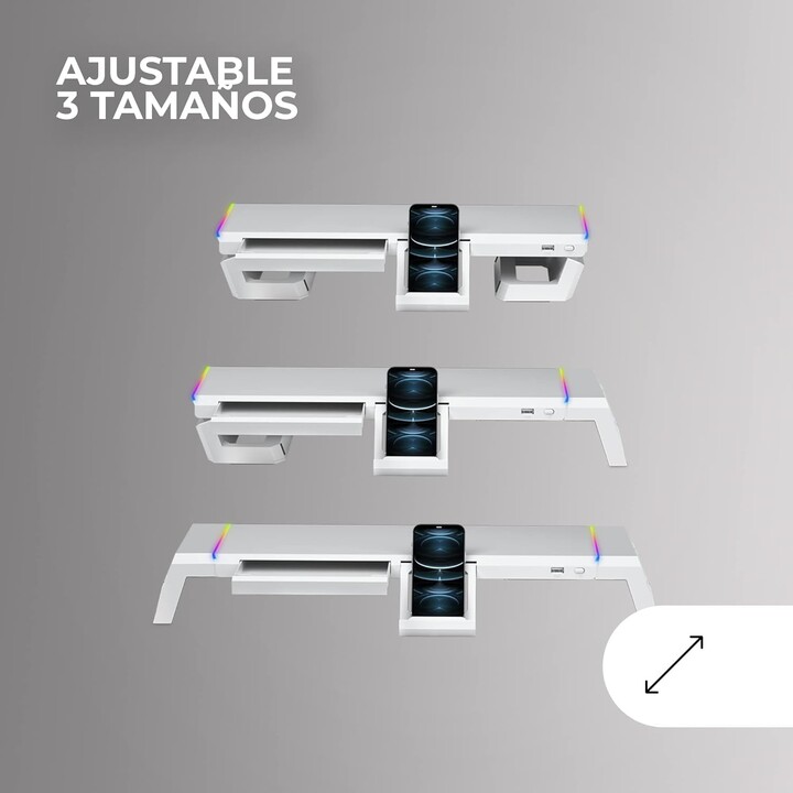 Soporte Gaming para Monitor Mars Gaming MGS-ONE/ hasta 30 kg