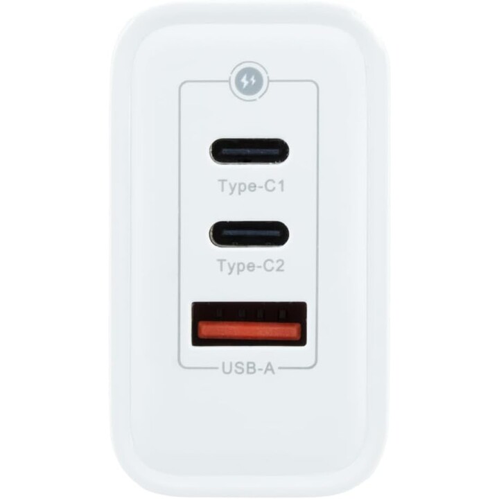 CoolBox Caricabatterie 2 x USB C + USB A 65W con la tecnologia GAN