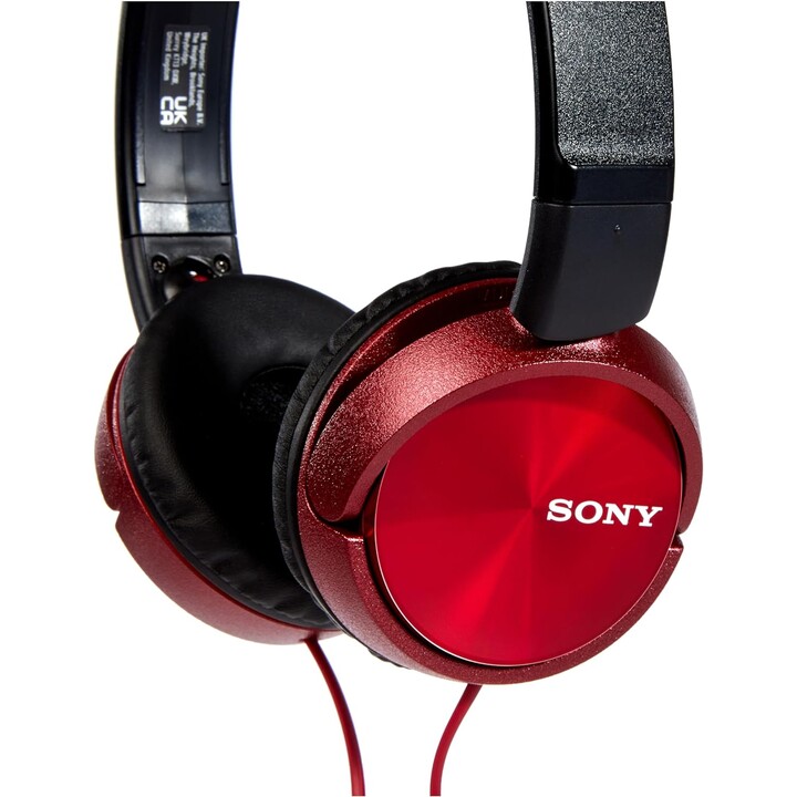 Fone De Ouvido Sony Mdr-Zx310 Dobrável Vermelho