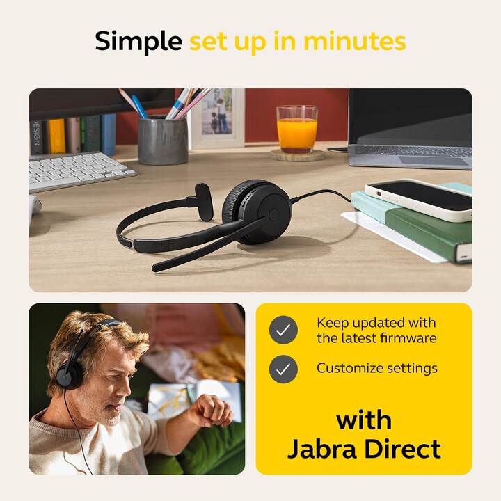Jabra Evolve2 50 MS Mono Auricolare On-Ear