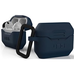 étui bleu robuste uag pour étui airpods pro