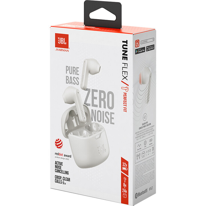 JBL Tune Flex TWS Bluetooth Bianco - Cuffie Bluetooth