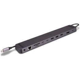 Lindy DST-Mini XT 810 estação de ancoragem USB-C antracite