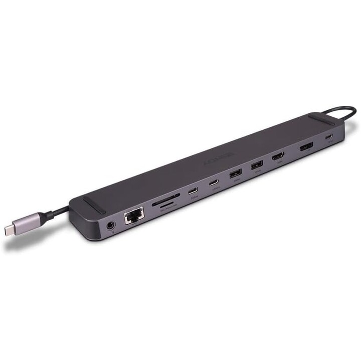 Lindy DST-Mini XT 810 estación de acoplamiento USB-C Anthracite