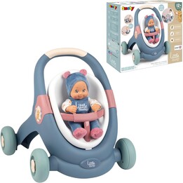 Girello 3 in 1 con la bambola Little SMOBY