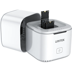 Station de clonage Unitek S1207A 2xM.2 PCIe/NVMe 10 Gbit/s