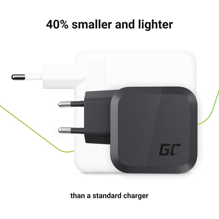 Caricatore per dispositivi mobili Green Cell CHARGC08 Universale Nero AC Ricarica rapida per interni