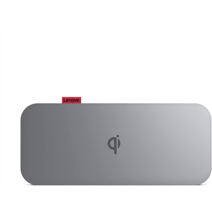 Lenovo GO Polímero de litio 10000 mAh Cargador inalámbrico Gris