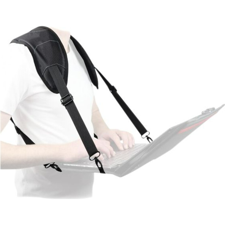 Ergonomic harness with 4 grip points