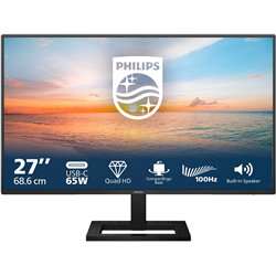 Monitor Profesional Philips 27E1N1600AE 27'/ QHD/ Multimedia/ Negro