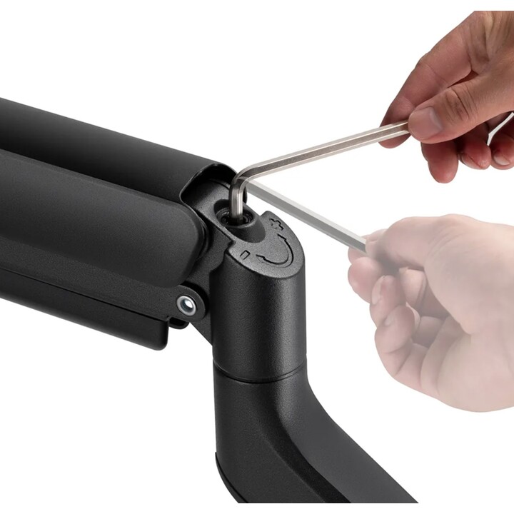 Neomounts DS70-450BL1 full motion desk monitor arm for 17-42" screens - Black