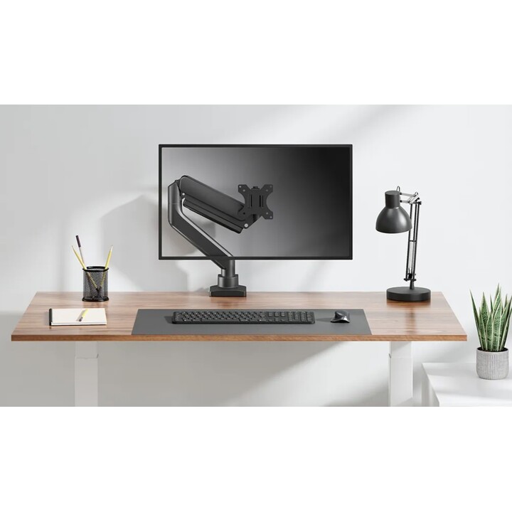 Neomounts DS70-450BL1 brazo de monitor de escritorio de movimiento completo para pantallas de 17-42" - Negro