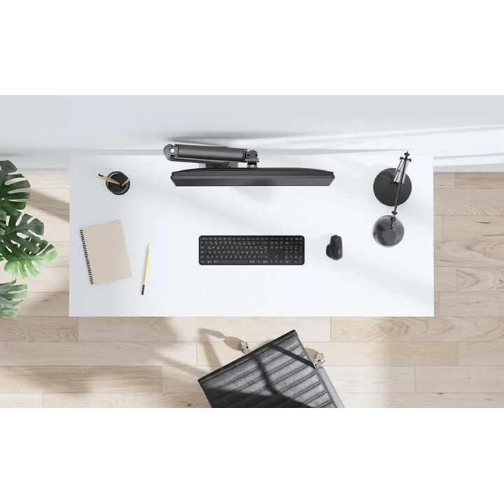 Neomounts DS70-450BL1 full motion desk monitor arm for 17-42" screens - Black