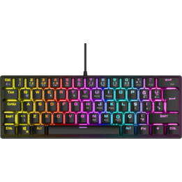 Teclado para juegos Rampage Diseño negro EE. UU.