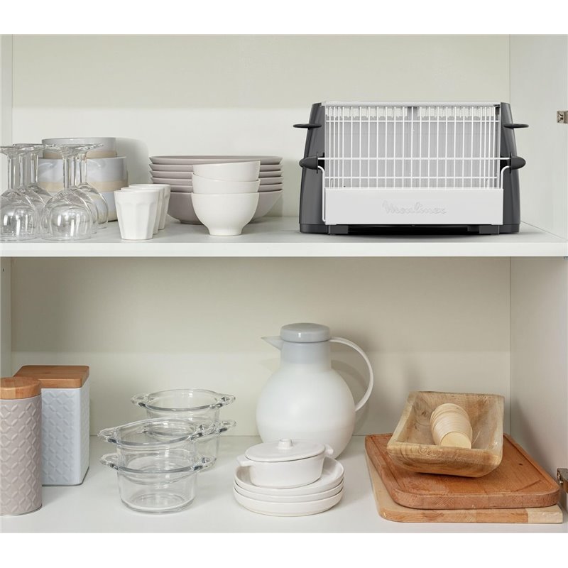Grille-pain Moulinex Multipan 760 W Acier inoxydable noir