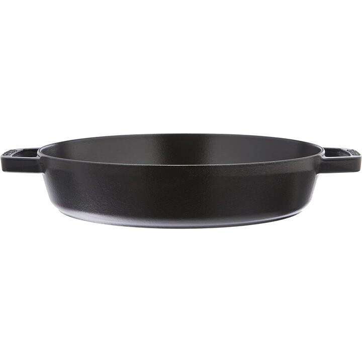 Staub Poêle à Frire en Fonte avec Deux Poignées - 26 cm, Noir