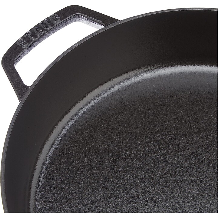 Staub Cast Iron Frying Pan with Two Handles - 26 cm, Black