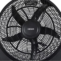 Haeger Hover Wind, ventilatore da pavimento con flusso d'aria ad alta velocità e design stabile per una ventilazione efficiente 