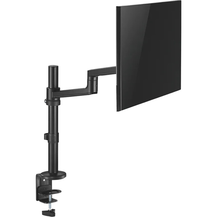 Neomounts DS60-425BL1 Brazo para monitor de 17-27 pulgadas, 0-8 kg, ahorra espacio, negro