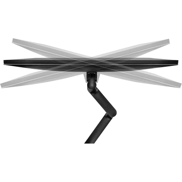 Neomounts DS60-425BL1 Brazo para monitor de 17-27 pulgadas, 0-8 kg, ahorra espacio, negro