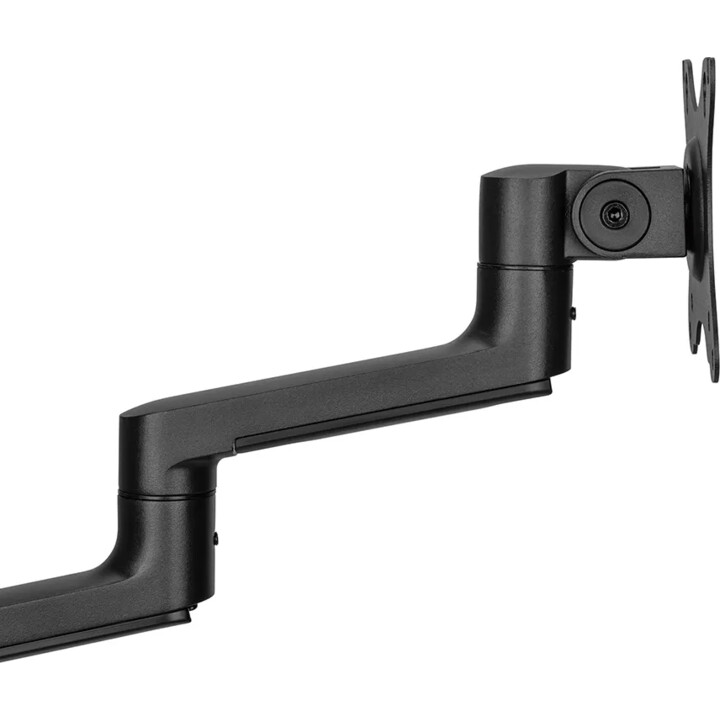 Neomounts DS60-425BL1 Brazo para monitor de 17-27 pulgadas, 0-8 kg, ahorra espacio, negro