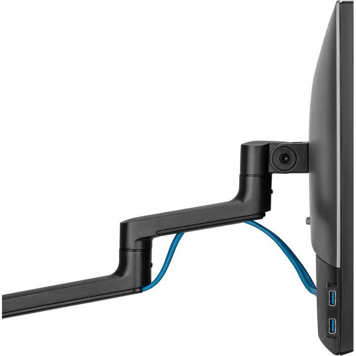 Neomounts DS60-425BL1 Brazo para monitor de 17-27 pulgadas, 0-8 kg, ahorra espacio, negro