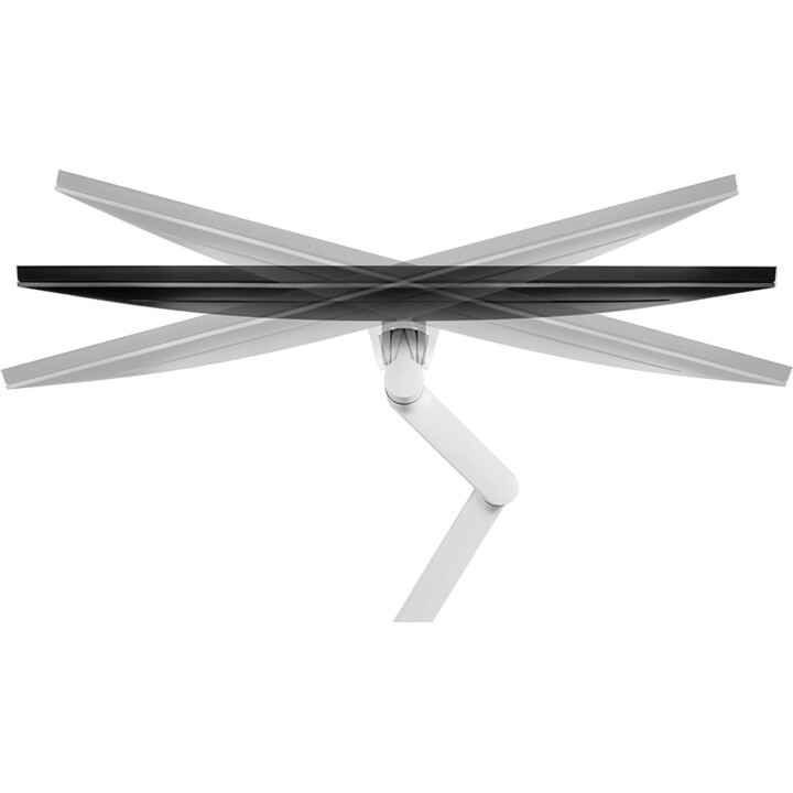 Neomounts Próximo Lite DS60-425WH2 Arm de monitor duplo, 17-27 polegadas, 0-8 kg/tela, economia de espaço, branco