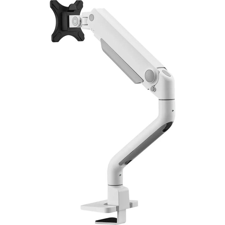 Neomounts DS70S-950WH1 Brazo para monitor de 17 a 49 pulgadas, resorte de gas, Topfix, tope de 180°, blanco