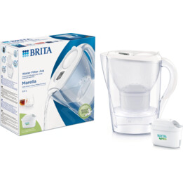 Brita Marella+1 Maxtra Pro PP Filterkanne (weiß; 2,4l)