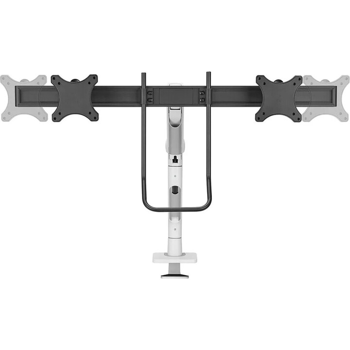 Neomounts DS75S-950WH2 bras pour double écran à barre transversale 17-32 blanc
