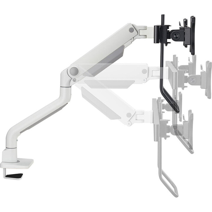 Neomounts DS75S-950WH2 bras pour double écran à barre transversale 17-32 blanc