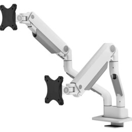 Neomounts DS70S-950WH2 Monitor Arm 17-35 Zoll, Gasfeder, Topfix, 180 ° -stop, weiß