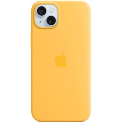 Coque en silicone Apple avec MagSafe pour iPhone 15 Plus jaune