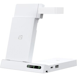 Caricabatterie wireless Muvit MCWIR0012/ 1xUSB Type-C/ 1 x USB/ 20W