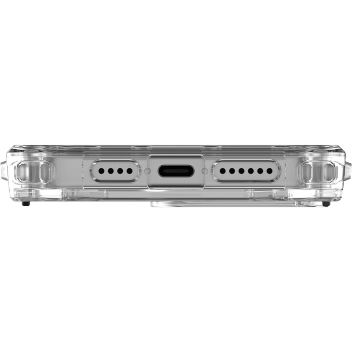 Cover posteriore per cellulare uag plyo trasparente magsafe ghiaccio/oro rosa iphone 15 pro max