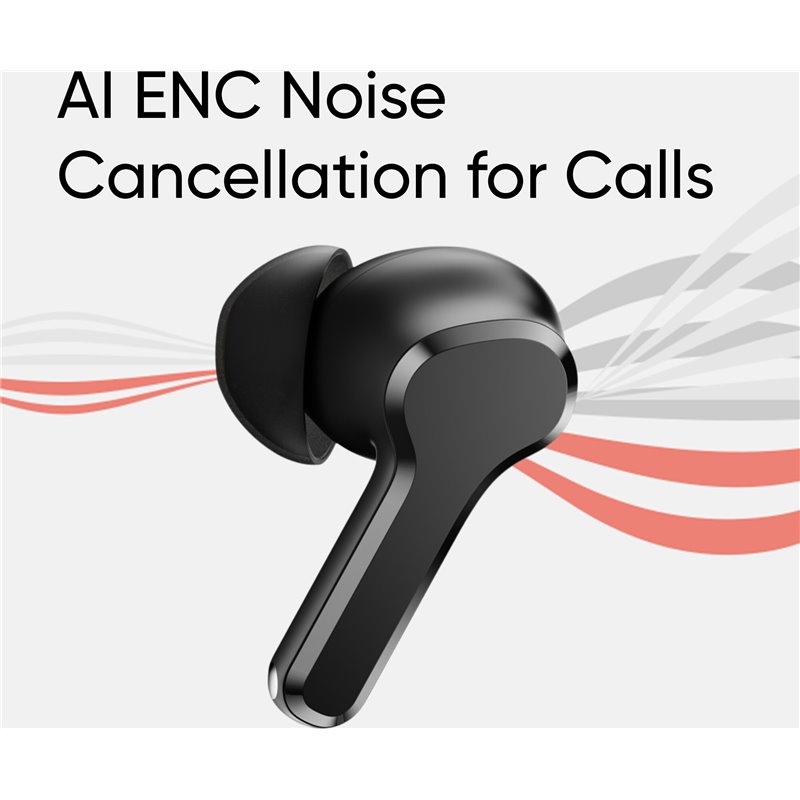 Realme Buds T110 Black - Bluetooth TWS Earphones