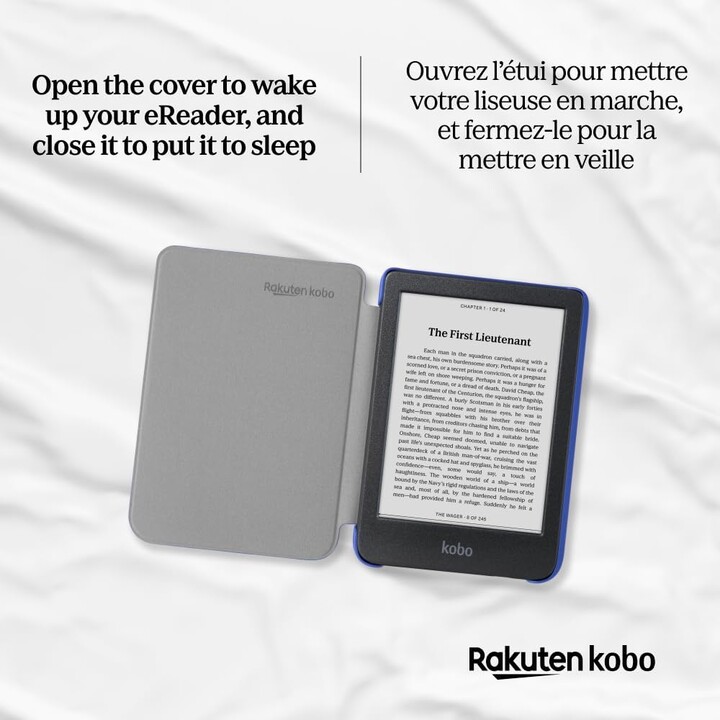 Etui Kobo Clara Color/BW Basic SleepCover Case Azul Cobalto